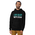 Unisex hoodie with ‘Born to WYVibe’ graphic design — WYVibe streetwear hoodie.