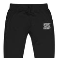 Unisex fleece sweatpants with ‘Night Shift Energy’ design — WYVibe joggers.