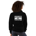Unisex hoodie with “Progress Not Perfection” graphic – WYVibe Apparel