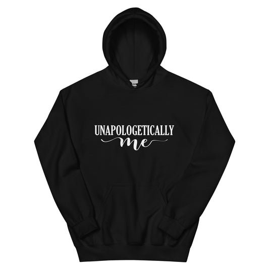 Unisex Heavy Blend hoodie with ‘Unapologetically Me’ design — WYVibe lifestyle hoodie.