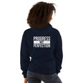 Unisex hoodie with “Progress Not Perfection” graphic – WYVibe Apparel